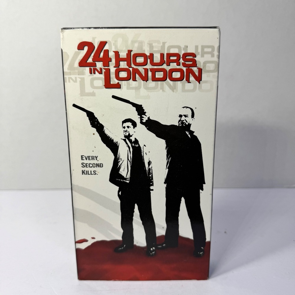 24 Hours in London VHS 2000 Action Crime Thriller Gary Olsen Hollywood Video VTG